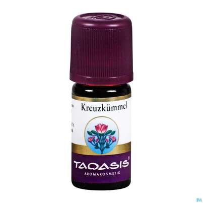 Sie sehen eine Packung Taoasis Kreuzkümmelöl Bio 5ml, Produktbild: 01 Taoasis Kreuzkümmelöl Bio 5ml, A-Nr.: 3880728 - 01