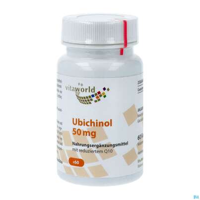Sie sehen eine Packung Ubichinol Kapseln 50mg -nat 60st, Produktbild: 02 Ubichinol Kapseln 50mg -nat 60st, A-Nr.: 4846662 - 02
