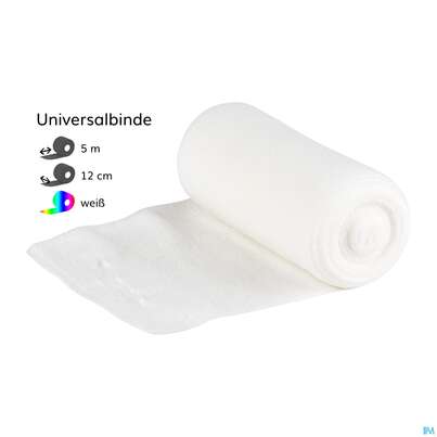 Sie sehen eine Packung Universalbinden Lenkelast/einzeln Verp. 5mx 12cm 1st, Produktbild: 01 Universalbinden Lenkelast/einzeln Verp. 5mx 12cm 1st, A-Nr.: 4285198 - 01