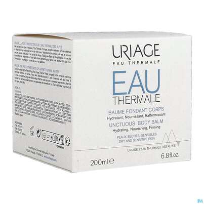 Sie sehen eine Packung Uriage Hydro-aktiv Zart Schmelzender Koerperbalsam 200ml, Produktbild: 06 Uriage Hydro-aktiv Zart Schmelzender Koerperbalsam 200ml, A-Nr.: 5618472 - 06