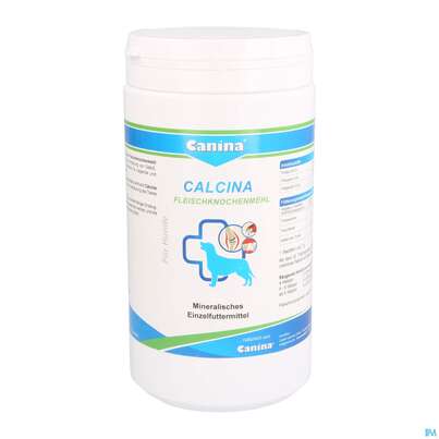 Sie sehen eine Packung Veterinaerprodukte Canina Hunde Knochenmehl 800g, Produktbild: 01 Veterinaerprodukte Canina Hunde Knochenmehl 800g, A-Nr.: 3202678 - 01