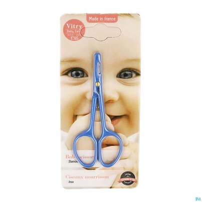 Sie sehen eine Packung Vitry Baby-nagelschere Aus Rostfreiem Edelstahl_weiss 1pc, Produktbild: 04 Vitry Baby-nagelschere Aus Rostfreiem Edelstahl_weiss 1pc, A-Nr.: 4627718 - 04