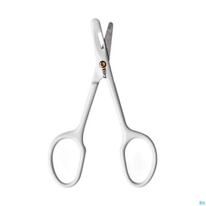 Sie sehen eine Packung Vitry Baby-nagelschere Aus Rostfreiem Edelstahl_weiss 1pc, Produktbild: 06 Vitry Baby-nagelschere Aus Rostfreiem Edelstahl_weiss 1pc, A-Nr.: 4627718 - 06