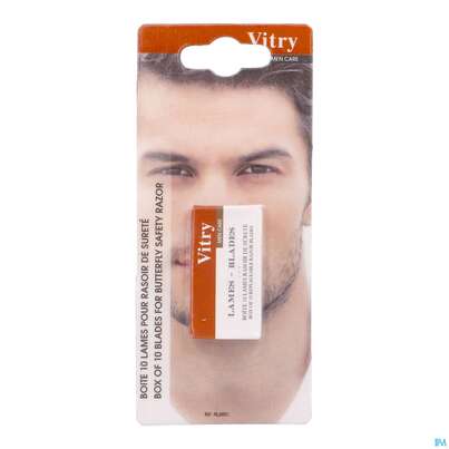Sie sehen eine Packung Vitry Dose Mit 10 Feilen Für Sicherheitsrasierer Papillon 10pcs, Produktbild: 01 Vitry Dose Mit 10 Feilen Für Sicherheitsrasierer Papillon 10pcs, A-Nr.: 5056347 - 01