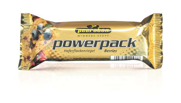 Sie sehen eine Packung Peeroton Powerpack Riegel, Produktbild: 01 Peeroton Powerpack Riegel, A-Nr.: 3450057 - 01