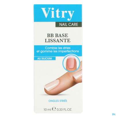 Sie sehen eine Packung Vitry Glättende Bb Basis 10ml, Produktbild: 01 Vitry Glättende Bb Basis 10ml, A-Nr.: 4628221 - 01