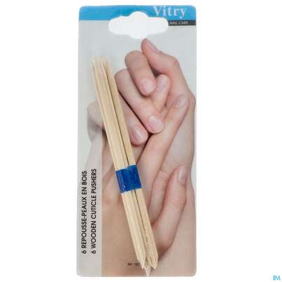 Sie sehen eine Packung Vitry Nagelhautschieber Aus Holz 1pc, Produktbild: 01 Vitry Nagelhautschieber Aus Holz 1pc, A-Nr.: 4633618 - 01