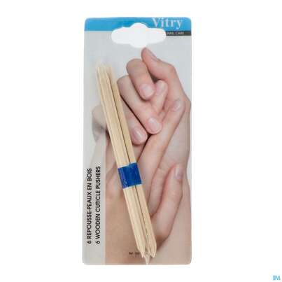 Sie sehen eine Packung Vitry Nagelhautschieber Aus Holz 1pc, Produktbild: 02 Vitry Nagelhautschieber Aus Holz 1pc, A-Nr.: 4633618 - 02