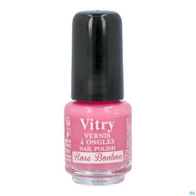 Sie sehen eine Packung Vitry Nagellack 108 Rose Bonbon 4ml, Produktbild: 02 Vitry Nagellack 108 Rose Bonbon 4ml, A-Nr.: 4629261 - 02