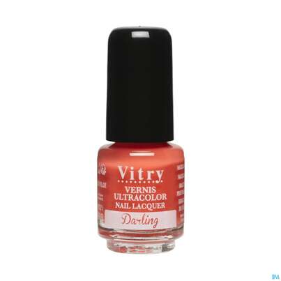 Sie sehen eine Packung Vitry Nagellacke : Darling 4ml, Produktbild: 01 Vitry Nagellacke : Darling 4ml, A-Nr.: 4629166 - 01