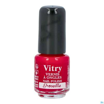 Sie sehen eine Packung Vitry Nagellacke : Groseille 4ml, Produktbild: 02 Vitry Nagellacke : Groseille 4ml, A-Nr.: 4629284 - 02