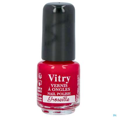 Sie sehen eine Packung Vitry Nagellacke : Groseille 4ml, Produktbild: 03 Vitry Nagellacke : Groseille 4ml, A-Nr.: 4629284 - 03