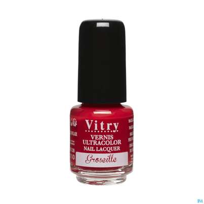 Sie sehen eine Packung Vitry Nagellacke : Groseille 4ml, Produktbild: 04 Vitry Nagellacke : Groseille 4ml, A-Nr.: 4629284 - 04