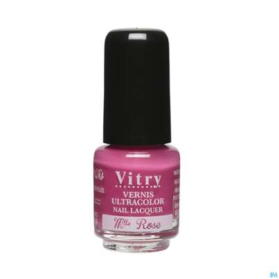 Sie sehen eine Packung Vitry Nagellacke : Mademoiselle Rose 4ml, Produktbild: 03 Vitry Nagellacke : Mademoiselle Rose 4ml, A-Nr.: 4628712 - 03