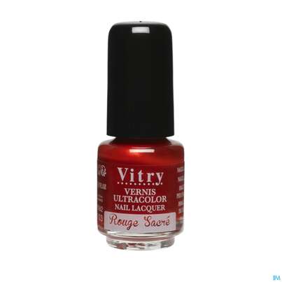 Sie sehen eine Packung Vitry Nagellacke : Rouge Sacré 4ml, Produktbild: 03 Vitry Nagellacke : Rouge Sacré 4ml, A-Nr.: 4629203 - 03