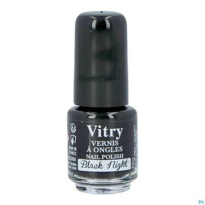 Sie sehen eine Packung Vitry Nagellacke: Black Night 4ml, Produktbild: 01 Vitry Nagellacke: Black Night 4ml, A-Nr.: 4628729 - 01