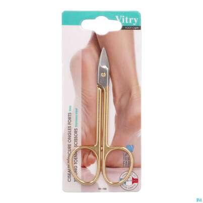 Sie sehen eine Packung Vitry Pediküreschere Für Harte Nägel Inox Vergoldet 1pc, Produktbild: 01 Vitry Pediküreschere Für Harte Nägel Inox Vergoldet 1pc, A-Nr.: 4633831 - 01
