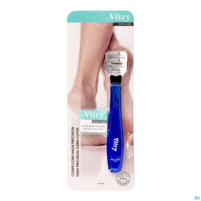 Sie sehen eine Packung Vitry Präzisions Hornhauthobel 1pc, Produktbild: 01 Vitry Präzisions Hornhauthobel 1pc, A-Nr.: 4633593 - 01