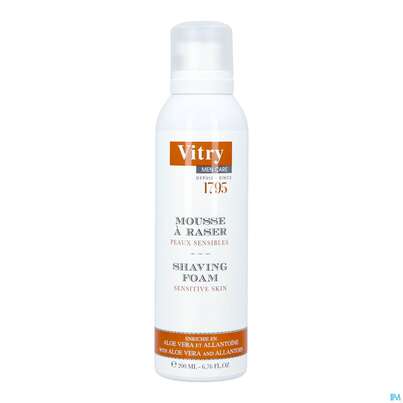 Sie sehen eine Packung Vitry Rasierschaum 200ml, Produktbild: 04 Vitry Rasierschaum 200ml, A-Nr.: 4628132 - 04