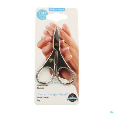 Sie sehen eine Packung Vitry Zugespitzte Nagelschere Mit Gekrümmten Klingen 1pc, Produktbild: 04 Vitry Zugespitzte Nagelschere Mit Gekrümmten Klingen 1pc, A-Nr.: 4627693 - 04