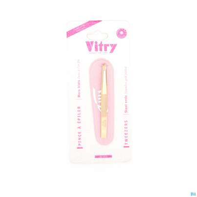 Vitry Zupfpinzette „prestige“ Rostfreier Edelstahl Schräg 1pc, A-Nr.: 4633736 - 05
