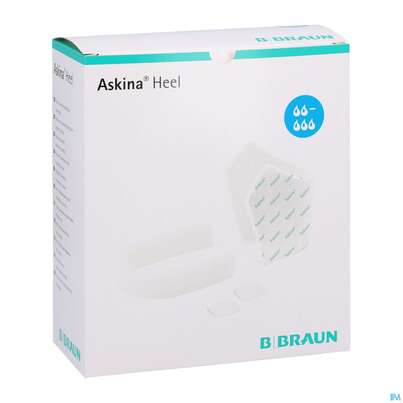 Sie sehen eine Packung Wundauflagen Askina Heel 5st, Produktbild: 04 Wundauflagen Askina Heel 5st, A-Nr.: 3155772 - 04