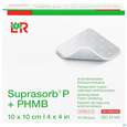 Sie sehen eine Packung Wundauflagen Suprasorb P+phmb Nkl 10x10cm 10st, Produktbild: 01 Wundauflagen Suprasorb P+phmb Nkl 10x10cm 10st, A-Nr.: 4180909 - 01