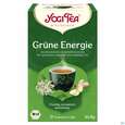 Sie sehen eine Packung Yogi Tea Bio Gruene Energie 17st, Produktbild: 02 Yogi Tea Bio Gruene Energie 17st, A-Nr.: 5750154 - 02