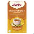 Sie sehen eine Packung Yogi Tea Bio Ingwer Orange +vanille 17st, Produktbild: 02 Yogi Tea Bio Ingwer Orange +vanille 17st, A-Nr.: 5750071 - 02