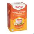 Sie sehen eine Packung Yogi Tea Bio Ingwer Orange +vanille 17st, Produktbild: 05 Yogi Tea Bio Ingwer Orange +vanille 17st, A-Nr.: 5750071 - 05