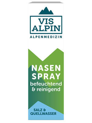 Sie sehen eine Packung VIS ALPIN Alpensalznasenspray, Produktbild: 01 VIS ALPIN Alpensalznasenspray, A-Nr.: 4266203 - 01