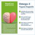 Sie sehen eine Packung NatuGena Omega-3 Vegane Kapseln, Produktbild: 03 NatuGena Omega-3 Vegane Kapseln, A-Nr.: 5847310 - 03