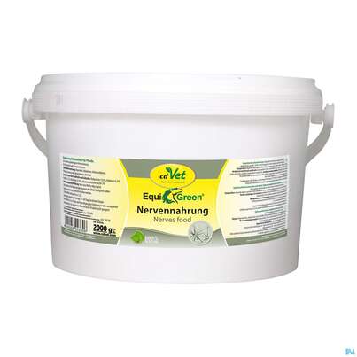 Sie sehen eine Packung Veterinaerprodukte Equigreen Nervennahrung 2kg, Produktbild: 01 Veterinaerprodukte Equigreen Nervennahrung 2kg, A-Nr.: 4171313 - 01
