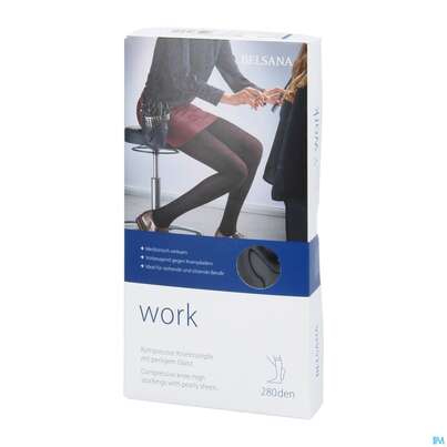 Sie sehen eine Packung Stuetzstruempfe Belsana/work Ag Schenkel Gr L Nachtblau 2st, Produktbild: 02 Stuetzstruempfe Belsana/work Ag Schenkel Gr L Nachtblau 2st, A-Nr.: 5233878 - 02