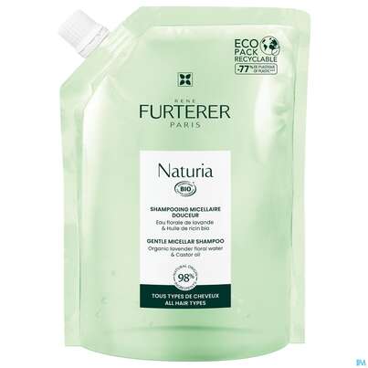 Sie sehen eine Packung Shampoon Furterer/naturia Sanftes Mizellen-shampoo Nf 400ml, Produktbild: 01 Shampoon Furterer/naturia Sanftes Mizellen-shampoo Nf 400ml, A-Nr.: 5692971 - 01