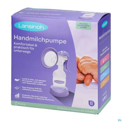 Milchpumpen-u.zubehoer Lansinoh Hand/weithalssystem +2 Flaschen +deckel Id 50 1st, A-Nr.: 4279588 - 04