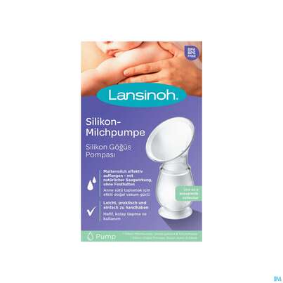 Sie sehen eine Packung Milchpumpen-u.zubehoer Lansinoh Silikon Milchpumpe Muttermilch 1st, Produktbild: 01 Milchpumpen-u.zubehoer Lansinoh Silikon Milchpumpe Muttermilch 1st, A-Nr.: 5219128 - 01
