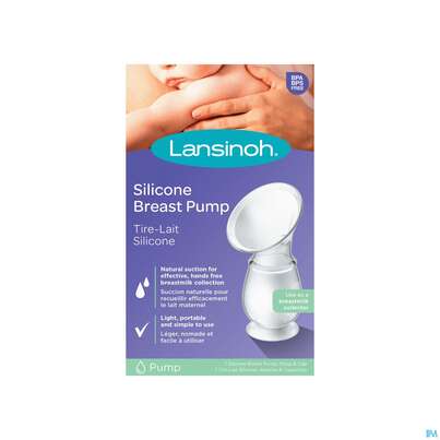 Sie sehen eine Packung Milchpumpen-u.zubehoer Lansinoh Silikon Milchpumpe Muttermilch 1st, Produktbild: 03 Milchpumpen-u.zubehoer Lansinoh Silikon Milchpumpe Muttermilch 1st, A-Nr.: 5219128 - 03