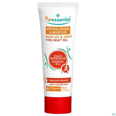 Sie sehen eine Packung Puressentiel Gelenk +muskel Pure Heat Gel 80ml, Produktbild: 01 Puressentiel Gelenk +muskel Pure Heat Gel 80ml, A-Nr.: 5731091 - 01