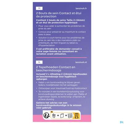 Lansinoh Stillhuetchen +transportbox 24mm 2st, A-Nr.: 4857849 - 06
