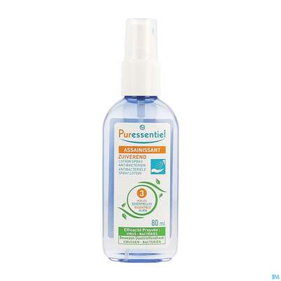 Desinfektionsspray Puressentiel Reinigend Antibakterielles Lotion Spray 80ml, A-Nr.: 5608462 - 02