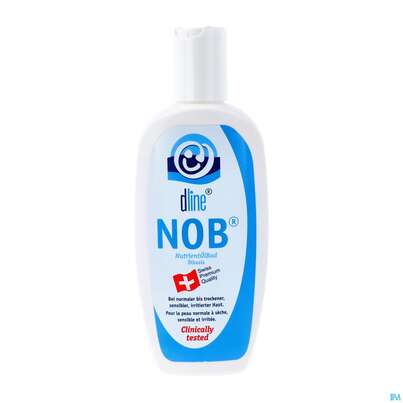 Sie sehen eine Packung Dline Nutrient Oelduschbad Nob 200ml, Produktbild: 02 Dline Nutrient Oelduschbad Nob 200ml, A-Nr.: 3204536 - 02
