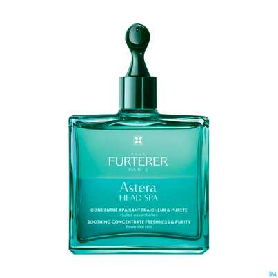 Sie sehen eine Packung Furterer Astera Head Spa Beruhigendes Konzentrat 50ml, Produktbild: 04 Furterer Astera Head Spa Beruhigendes Konzentrat 50ml, A-Nr.: 5778307 - 04