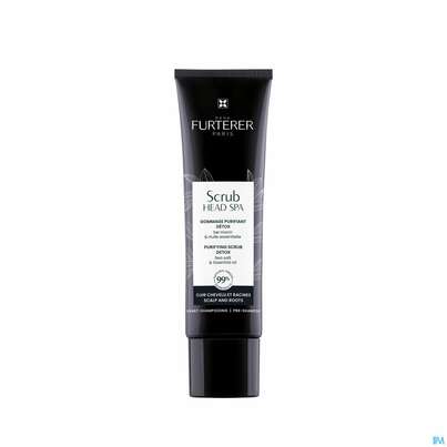 Sie sehen eine Packung Furterer Scrub Head Spa Detox-peeling Klaerend 150ml, Produktbild: 01 Furterer Scrub Head Spa Detox-peeling Klaerend 150ml, A-Nr.: 5778394 - 01