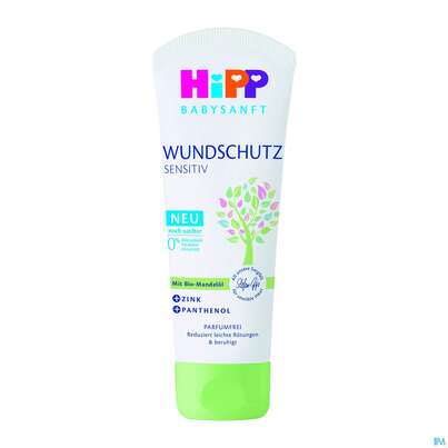Sie sehen eine Packung Hipp Babysanft Wundschutzcreme Da903 75ml, Produktbild: 01 Hipp Babysanft Wundschutzcreme Da903 75ml, A-Nr.: 3985798 - 01