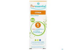 Aetherische Oele Puressentiel/bio Zitrone 10ml, A-Nr.: 4934142 - 01