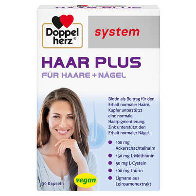 Doppelherz system HAAR PLUS - Für Haare + Nägel, A-Nr.: 5823284 - 01