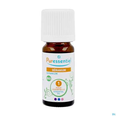Sie sehen eine Packung Aetherische Oele Puressentiel/bio Geranium 5ml, Produktbild: 04 Aetherische Oele Puressentiel/bio Geranium 5ml, A-Nr.: 4934171 - 04