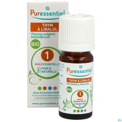 Sie sehen eine Packung Aetherische Oele Puressentiel/bio Thymian 5ml, Produktbild: 02 Aetherische Oele Puressentiel/bio Thymian 5ml, A-Nr.: 4934165 - 02
