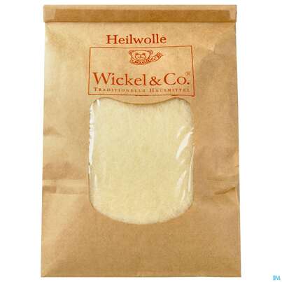 Sie sehen eine Packung Wickel & Co Tradition.hausmittel Heilwolle 50g, Produktbild: 01 Wickel & Co Tradition.hausmittel Heilwolle 50g, A-Nr.: 4839484 - 01